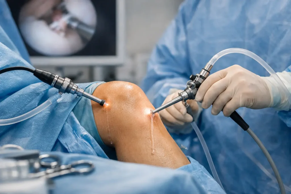 Cirugía artroscópica de rodilla para LCA