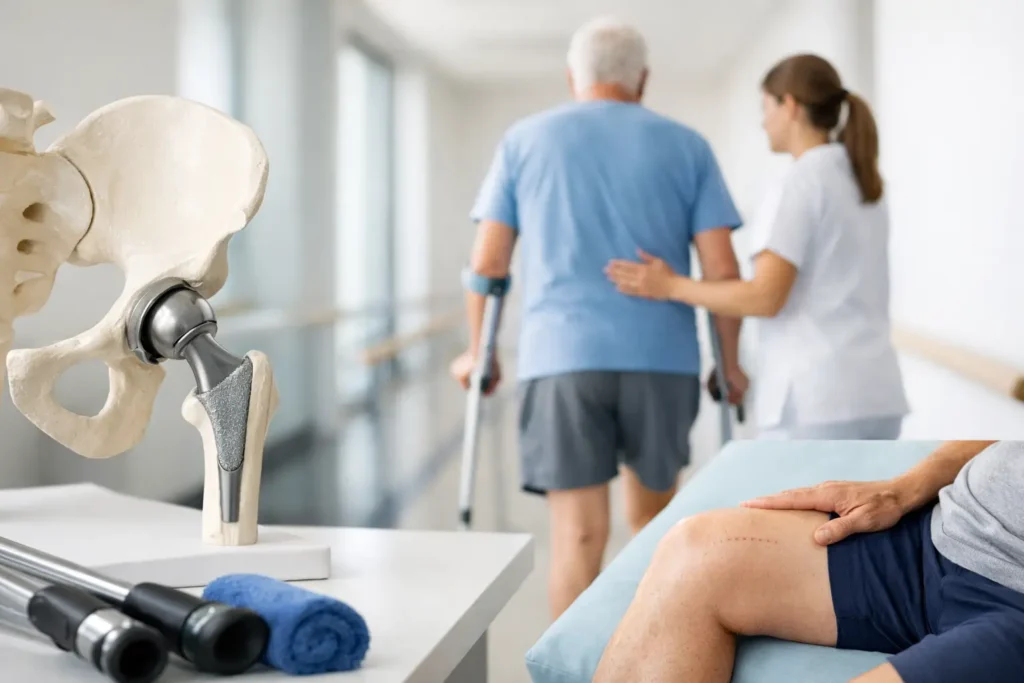 Prótesis de cadera: recuperación paso a paso